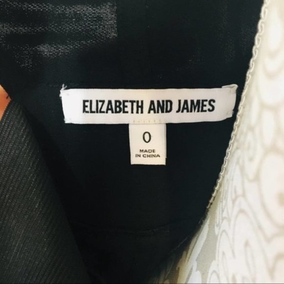 Elizabeth & James Black Maxi Dress Sz. 0 - Picture 7 of 7